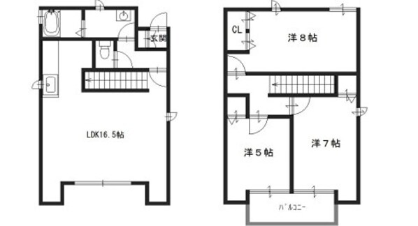 播磨高岡駅 徒歩30分 1-2階の物件間取画像